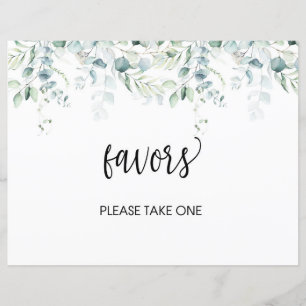 Gastgeschenke Hochzeiten Zeichen - Eukalyptus Wedd