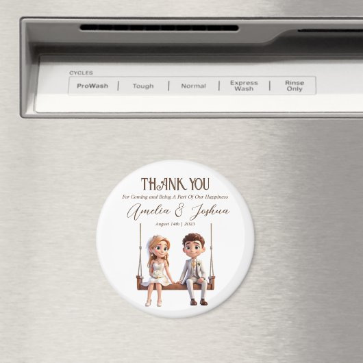 Gastgeschenke Hochzeiten zur Darstellung von Braut Magnet (In Situ (Geschirrspüler))