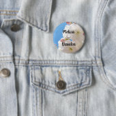 Gastgeschenke Hochzeits-Knopf-Braut pflegt Button (Beispiel)