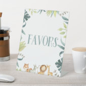 Gastgeschenke im Safari Zoo Wild Jungle Animals Sockelschild (In SItu)