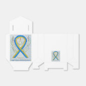 Gastgeschenke mit blauer und gelber Aufklärung Geschenkschachtel (Ungefaltet)
