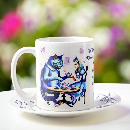 Gastgeschenke zum Thema Alice im Wunderland Kaffeetasse