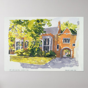 Gasthaus 1983 Ostseiten-altes Halls Lincolns Poster