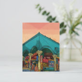 Gasthaus - Venedig Beach California Postkarte (Stehend Vorderseite)