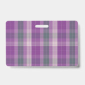 Gastlehrer k-12 Schule lila Abzeichen Ausweis (Rückseite)