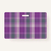 Gastlehrer k-12 Schule lila Abzeichen Ausweis (Rückseite)