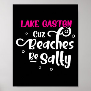 Gaston Cuz Beach Be Salty Poster