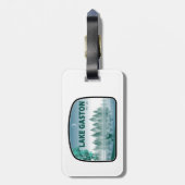 Gaston North Carolina Virginia Deer Gepäckanhänger (Rückseite vertikal)