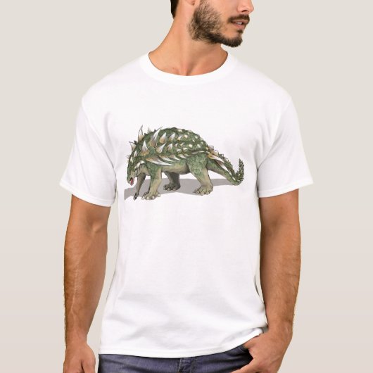 Gastonia burgei - krebserregende Dinosaurier T-Shirt (Vorderseite)