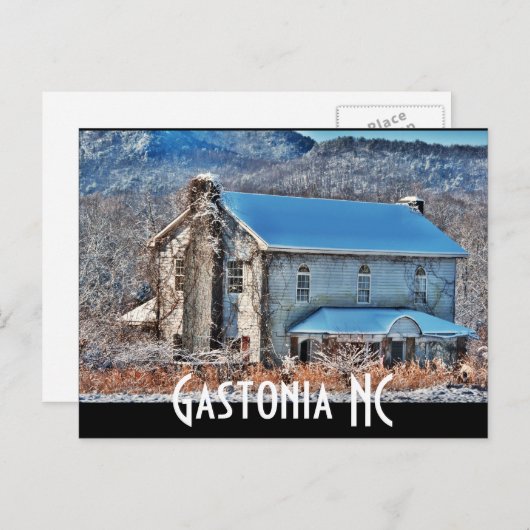 Gastonia NC Postkarte (Vorne/Hinten)