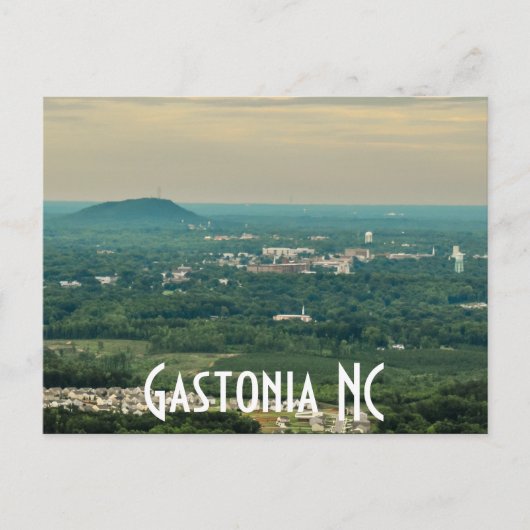 Gastonia NC Postkarte (Vorderseite)