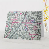 Gastonia, NC Vintage Karte (Gelbe Blume)