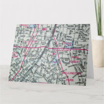 Gastonia, NC Vintage Karte