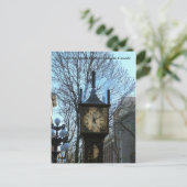 Gastown Steam Clock, Vancouver, Kanada Postkarte (Stehend Vorderseite)