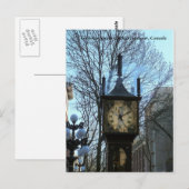 Gastown Steam Clock, Vancouver, Kanada Postkarte (Vorne/Hinten)