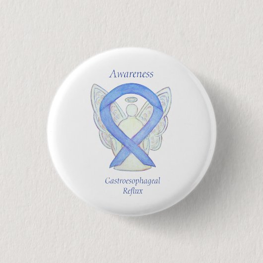 Gastresophageale Reflux GERD Sensibilisierungskamp Button (Vorderseite)