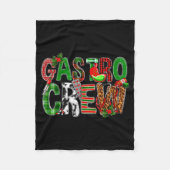 Gastro Crew Christmas Nurses Xmas Pajamas Pjs Wome Fleecedecke (Vorderseite)