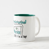 Gastro-intestinale Krankenschwestern geduldete Zweifarbige Tasse (VorderseiteRechts)