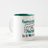 Gastro-intestinale Krankenschwestern geduldete Zweifarbige Tasse (Vorderseite Links)