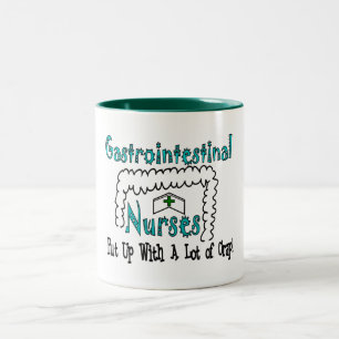 Gastro-intestinale Krankenschwestern geduldete Zweifarbige Tasse