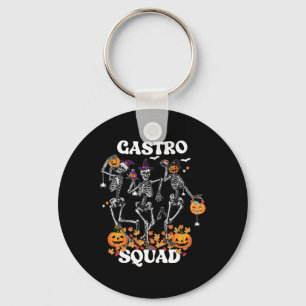 Gastro Squad Halloween Skeleton Dancing Endoskopie Schlüsselanhänger