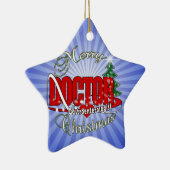 Gastroenterologe DOCTOR CHRISTMAS Keramikornament (Rechts)