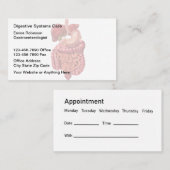 Gastroenterologe Ernennung von Visitenkarten Visitenkarte (Vorne/Hinten)