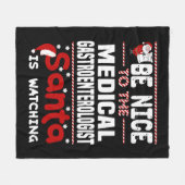 Gastroenterologe Fleecedecke (Vorderseite (Horizontal))