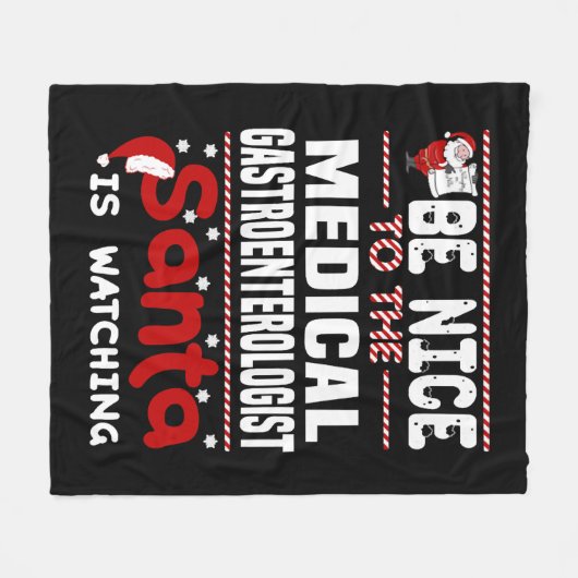 Gastroenterologe Fleecedecke (Vorderseite (Horizontal))