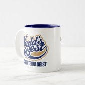 Gastroenterologe-Geschenk Zweifarbige Tasse (Vorderseite Links)