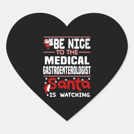 Gastroenterologe Herz-Aufkleber (Vorderseite)