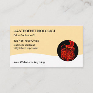 Gastroenterologe Medizinische Visitenkarten Visitenkarte
