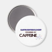 Gastroenterologe mit Koffein Magnet (Vorderseite/Rückseite)