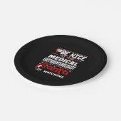 Gastroenterologe Pappteller (Schrägansicht)