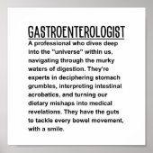 Gastroenterologe Poster (Vorne)