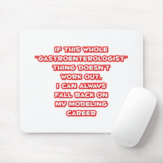 Gastroenterologe Spaß ... Modellieren Mousepad (Mit Mouse)