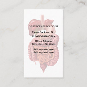Gastroenterologe Termin Geschäftskarten Visitenkarte