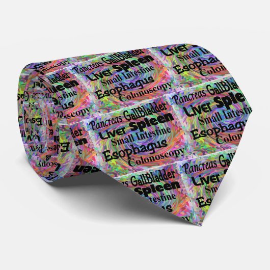 Gastroenterologe-"Terminologie-" Krawatte (Gerollt)