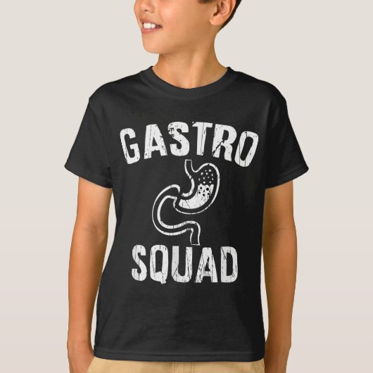 Gastroenterologie Gastro Squad - Endoskopie T-Shirt (Vorderseite)