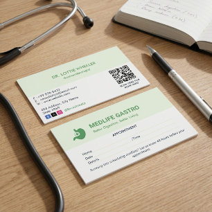 Gastroenterologie Klinik Wirtschaft Ernennung Visitenkarte