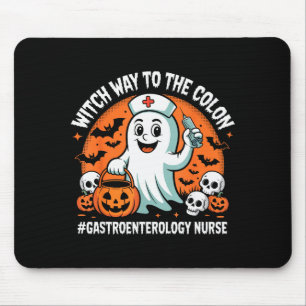 Gastroenterologie-Krankenschwester Lustiges Hallow Mousepad