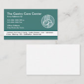 Gastroenterologist Intestinal Theme Visitenkarte (Vorne/Hinten)