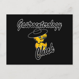 Gastroenterology Chick #4 Postkarte