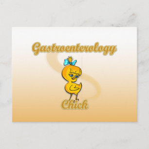Gastroenterology Chick Postkarte