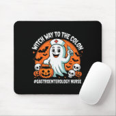Gastroenterology Nurse Funny Halloween Ghost Nurse Mousepad (Mit Mouse)