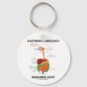 Gastroenterology Requires Guts (Verdauungssystem) Schlüsselanhänger (Vorderseite)