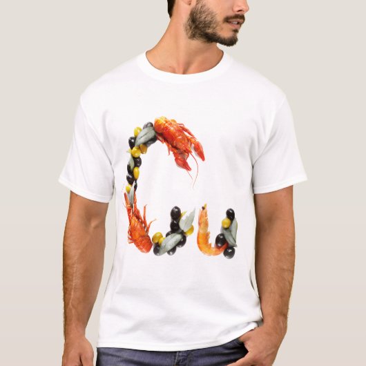 Gastronomic Alphabet: C is for Crustacean T-Shirt (Vorderseite)