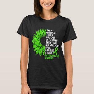 Gastroparesis Awareness Green Ribbon the Storm T-Shirt