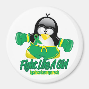 Gastroparesis Fighting Pinguin Magnet