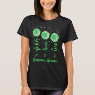 Gastroparesis Glaube hoffen Liebe daissis Blume T-Shirt